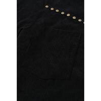 Azura Exchange Buttoned Corduroy Shirt with Pockets - S thumbnail