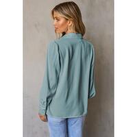 Azura Exchange Button Up Puff Sleeve Blouse - 2XL thumbnail
