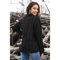Azura Exchange Polka Dot Long Sleeve Button Shirt - S thumbnail