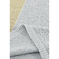 Gray Color Block Knitted Tank Top - M thumbnail