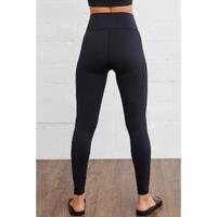 Azura Exchange Black Arched Waist Seamless Active Leggings - L thumbnail