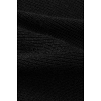 Azura Exchange Black Striped Long Sleeve Knit Sweater - S thumbnail