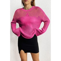 Rose Seeing Stars Oversized Sweater - XS thumbnail