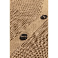 Parchment V Neck Buttoned Front Sweater Vest - S thumbnail