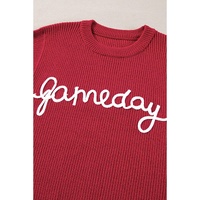 Racing Red Game Day Rugby Football Season Sweater Vest - XL thumbnail