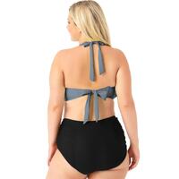 Azura Exchange Allure Juniors Plus Size Flounce Swimwear - 2X thumbnail