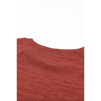 Solid Long Sleeve Top and Plaid Pants Loungewear - S thumbnail