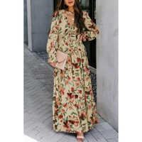 Azura Exchange Ruffle Tiered Maxi Dress - L thumbnail