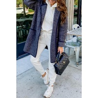 White Quilted Hoodie and Sweatpants Two Piece Set - M thumbnail