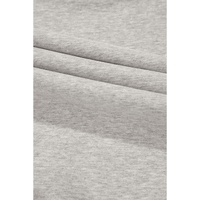 Light Grey Solid Pullover Sweatshirt and Shorts 2 Piece Set - L thumbnail
