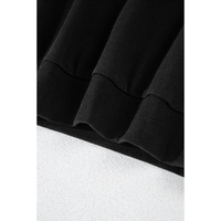 Black GAME DAY Rugby Football Graphic Pullover and Shorts Casual Outfit - XL thumbnail