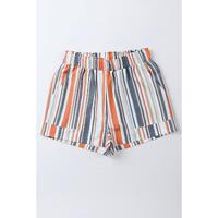 Azura Exchange Vintage Washed Elastic Frill Waist Casual Shorts - S thumbnail