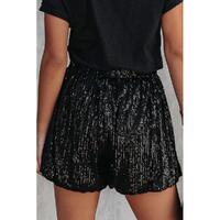 Azura Exchange Sequin High Waist Casual Shorts - L thumbnail