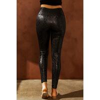 Azura Exchange Leopard Textured Leggings - XL thumbnail