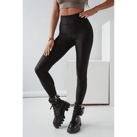 Azura Exchange Tummy Control High Waist Leggings - L thumbnail