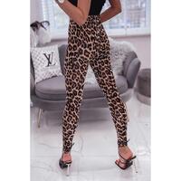 Azura Exchange Vintage High Waist Leopard Leggings - M thumbnail