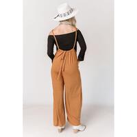 Azura Exchange Wide Leg Suspender Pants - M thumbnail
