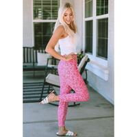 Azura Exchange Ankle-length High Waist Leopard Print Skinny Pants - M thumbnail