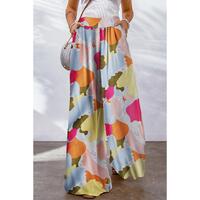 Azura Exchange Color Palette Print Wide Leg Pants - M thumbnail