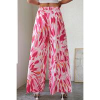 Azura Exchange Abstract Floral Print Wide Leg Pants - 10 US thumbnail