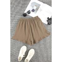 Azura Exchange High Waist Pocketed Ruffle Shorts - M thumbnail