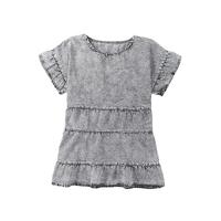 Azura Exchange Tiered Denim Top - M thumbnail