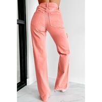 Azura Exchange Ripped Straight Leg Pocket Jeans - 6 US thumbnail