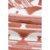 Pink Plus Size Aztec Print Chest Pocket Shacket - 1X thumbnail