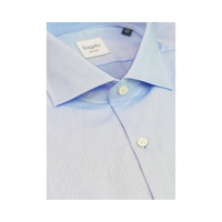 Bagutta Men's Light Blue Cotton Shirt - 41 IT thumbnail
