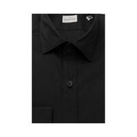Bagutta Men's Black Cotton Shirt - L thumbnail