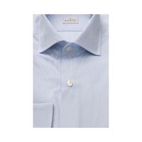 Bagutta Men's Light Blue Cotton Shirt - 2XL thumbnail