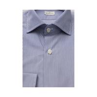 Bagutta Men's Light Blue Cotton Shirt - XL thumbnail