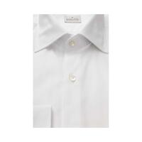 Bagutta Men's White Cotton Shirt - M thumbnail