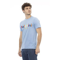 Short Sleeve T-shirt with Round Neck - Front Print L Men thumbnail