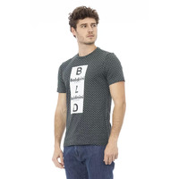 Short Sleeve T-shirt with Round Neck and Front Print L Men thumbnail
