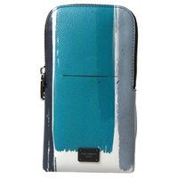 Dolce & Gabbana Men's Blue Leather  Purse Crossbody Sling Phone Bag - One Size thumbnail