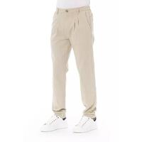 Front Zipper and Button Closure Chino Trousers with Side and Back Pockets 46 IT Men thumbnail