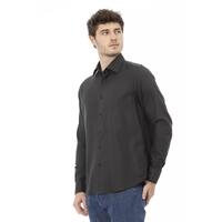 Baldinini Trend Men's Green Cotton Shirt - XL thumbnail