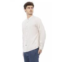 Mandarin Collar Regular Fit Shirt with Button Closure XL Men thumbnail