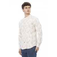 Regular Fit Shirt with Mandarin Collar and Button Closures M Men thumbnail