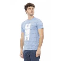 Short Sleeve T-shirt with Round Neck and Front Print XL Men thumbnail