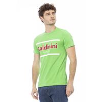 Short Sleeve T-shirt With Round Neck. Front Print. S Men thumbnail
