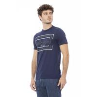 Round Neck Short Sleeve T-shirt with Front Print M Men thumbnail