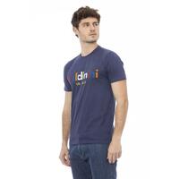 Short Sleeve T-shirt with Round Neck and Front Print S Men thumbnail
