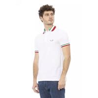 Embroidered Tricolor Collar Polo Shirt L Men thumbnail