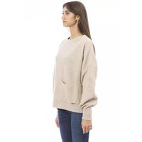 Baldinini Trend Women's Beige Wool Sweater - M thumbnail