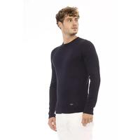 Baldinini Trend Men's Blue Modal Sweater - 56 IT thumbnail