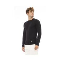 Baldinini Trend Men's Black Modal Sweater - 52 IT thumbnail