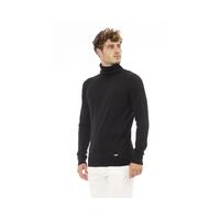 Baldinini Trend Men's Black Modal Sweater - 54 IT thumbnail