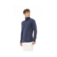 Baldinini Trend Men's Blue Modal Sweater - 52 IT thumbnail